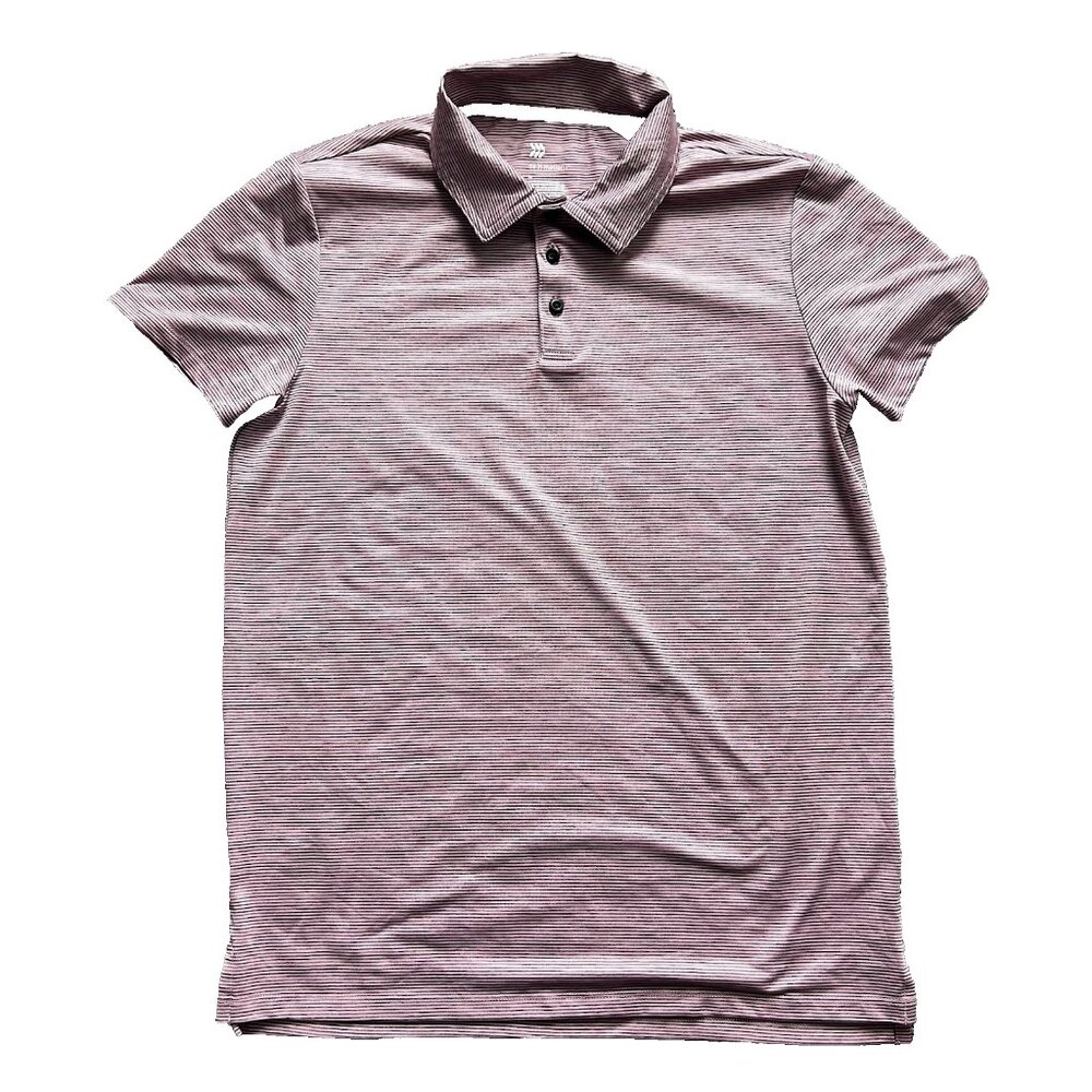 Men's Striped Polo Shirt - All in Motion Berry Men's Medium